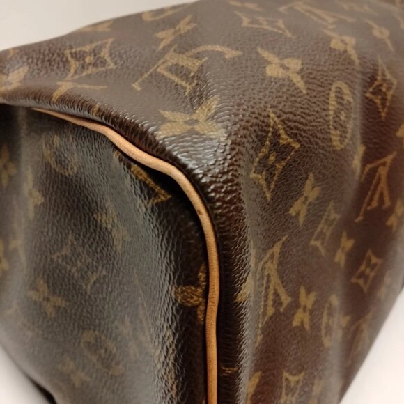 Louis Vuitton LV Hand Bag Speedy 30 Brown Monogram 730-051925 - Picture 5 of 9